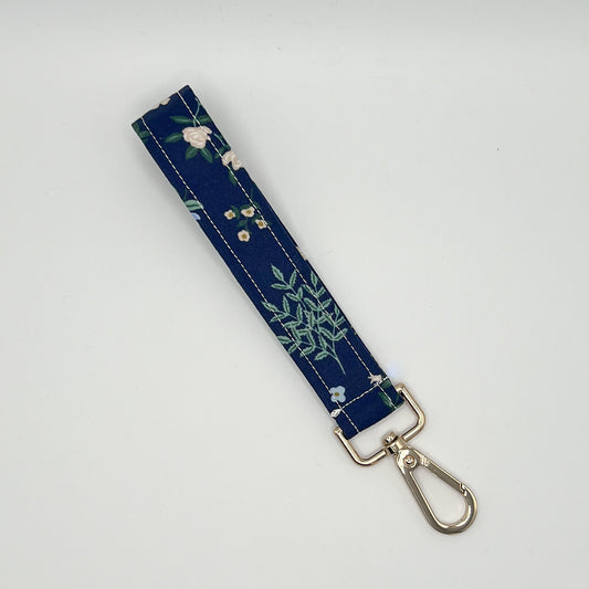 Key Fob Wristlet in Strawberry Fields