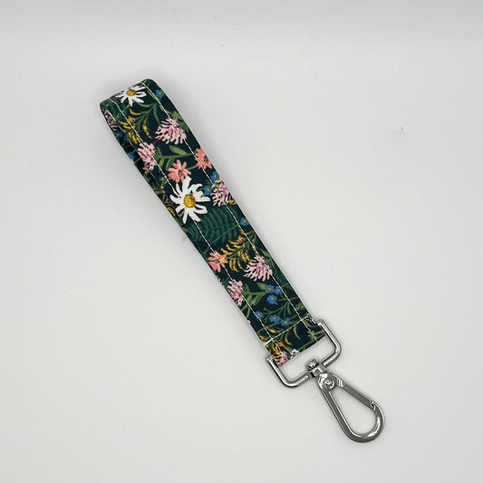 Key Fob Wristlet in Wildwood Wildflowers
