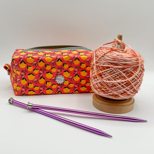 Project Bag in Coral Oranges