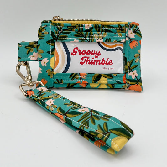 Wristlet Wallet in Citrus Floral
