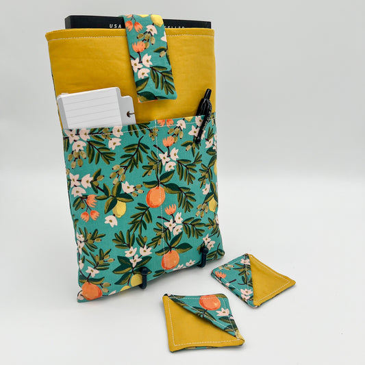 Reader Travel Set in Citrus Floral