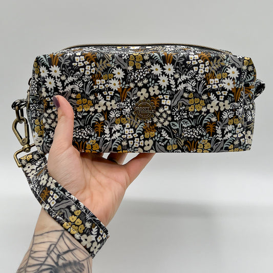 Large Makeup Bag in Dark Meadow