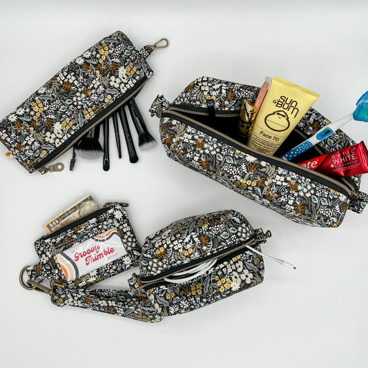 5-Piece Travel Bag Set in Dark Meadow