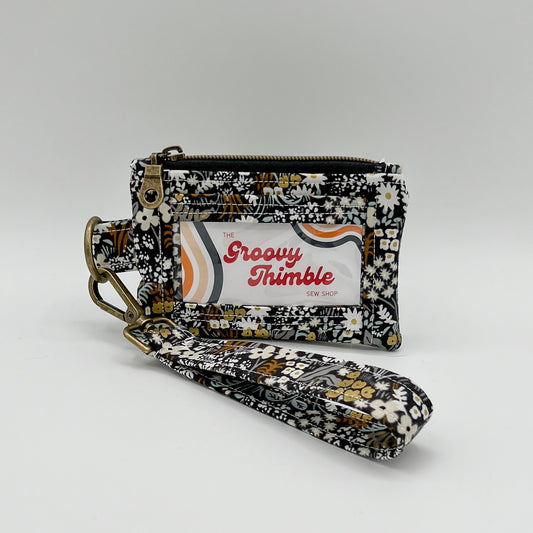 Wristlet Wallet in Dark Meadow