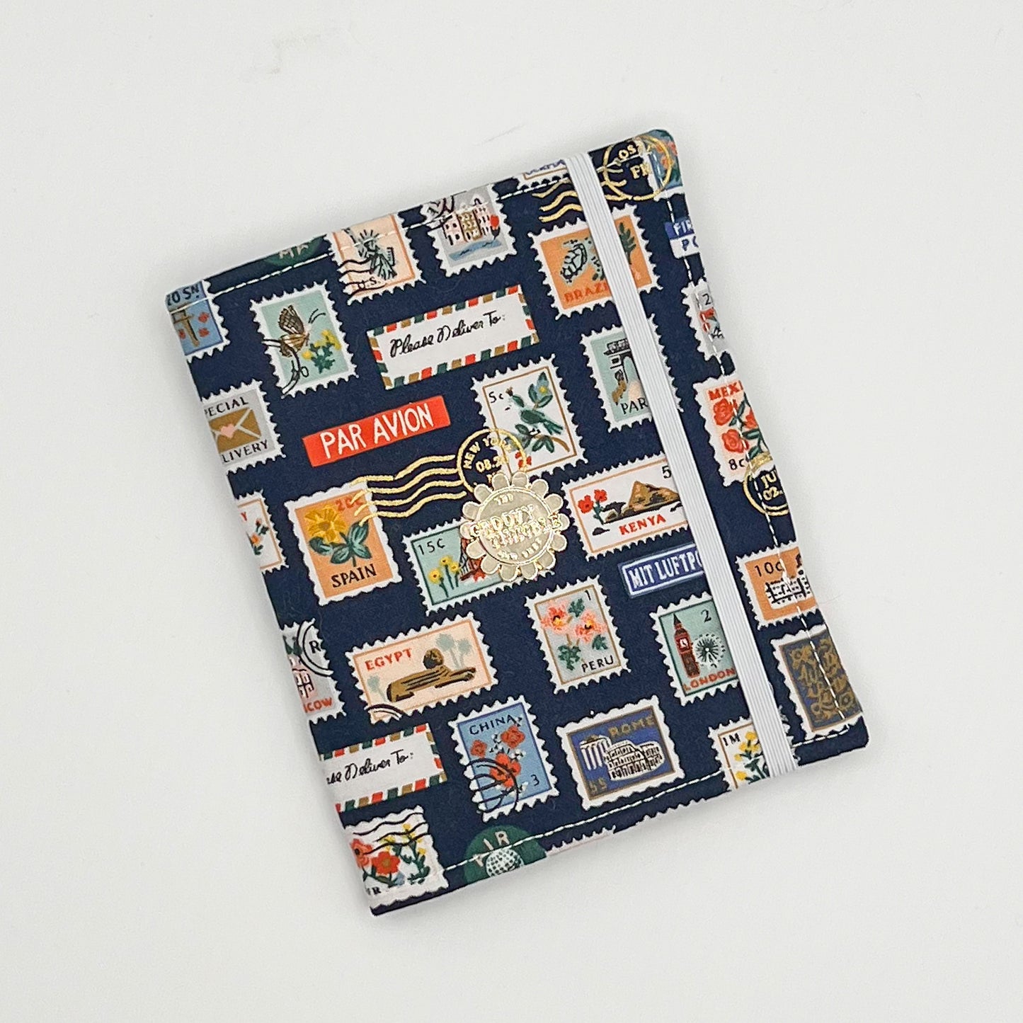 Passport Wallet in Postage Stamps