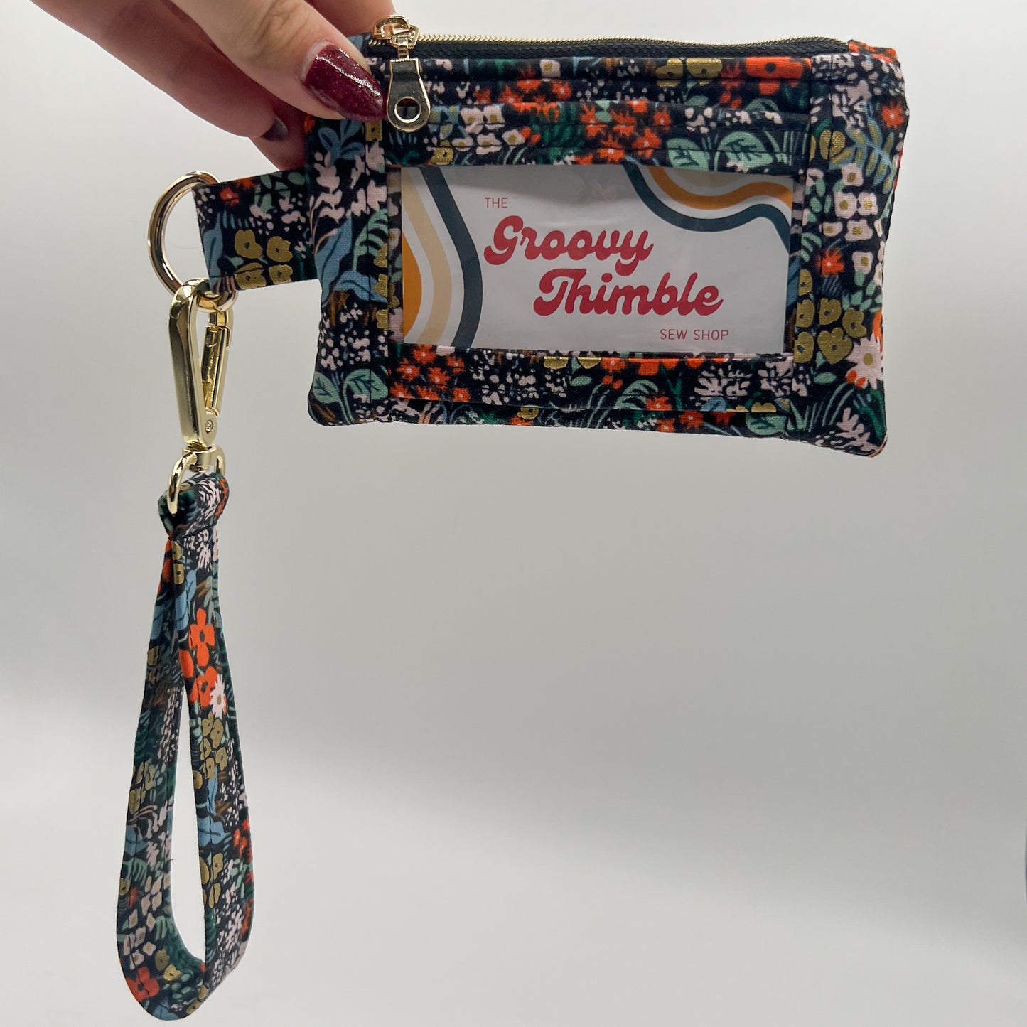 Wristlet Wallet in Bright Meadow