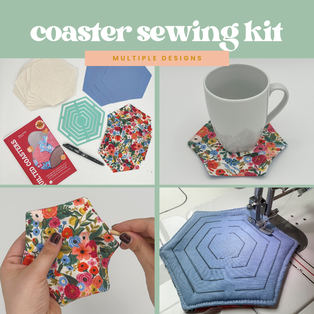 Quilted Coaster Sewing Kit