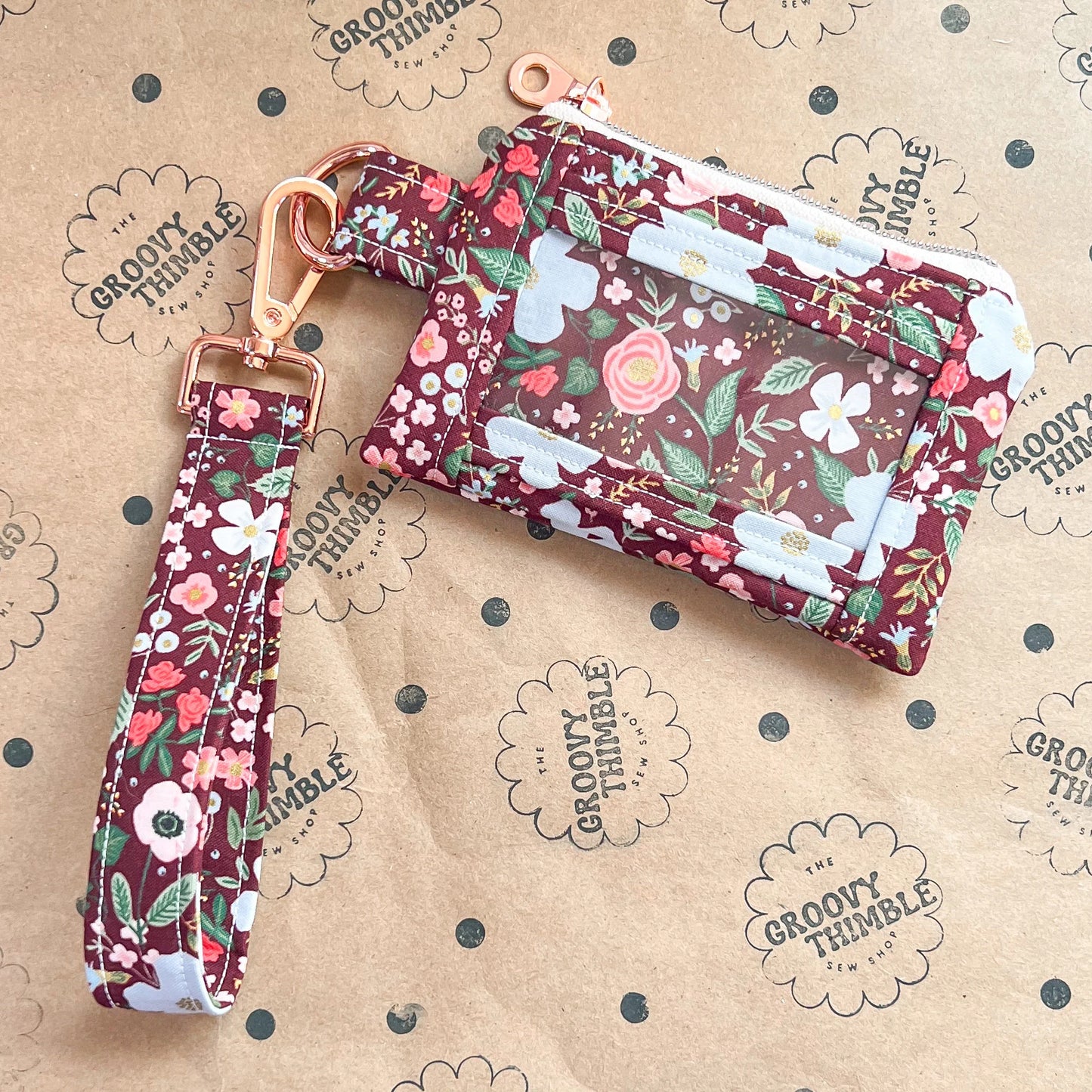 Wristlet Wallet in Wild Rose