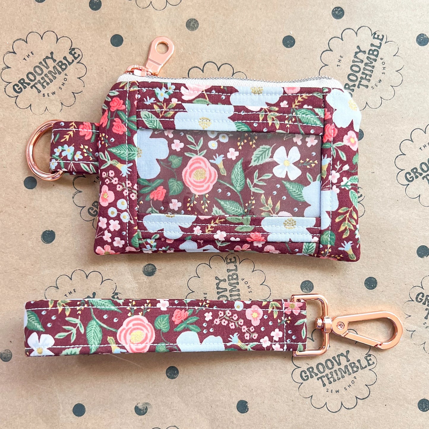 Wristlet Wallet in Wild Rose