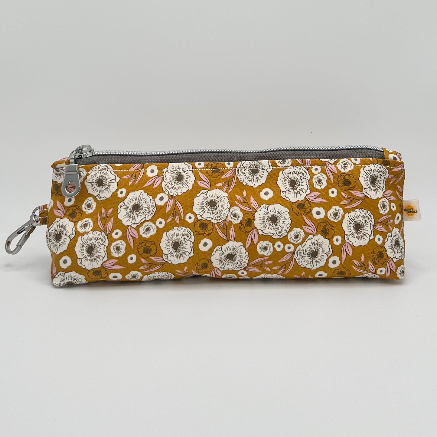 Pencil Pouch in Golden Bloom