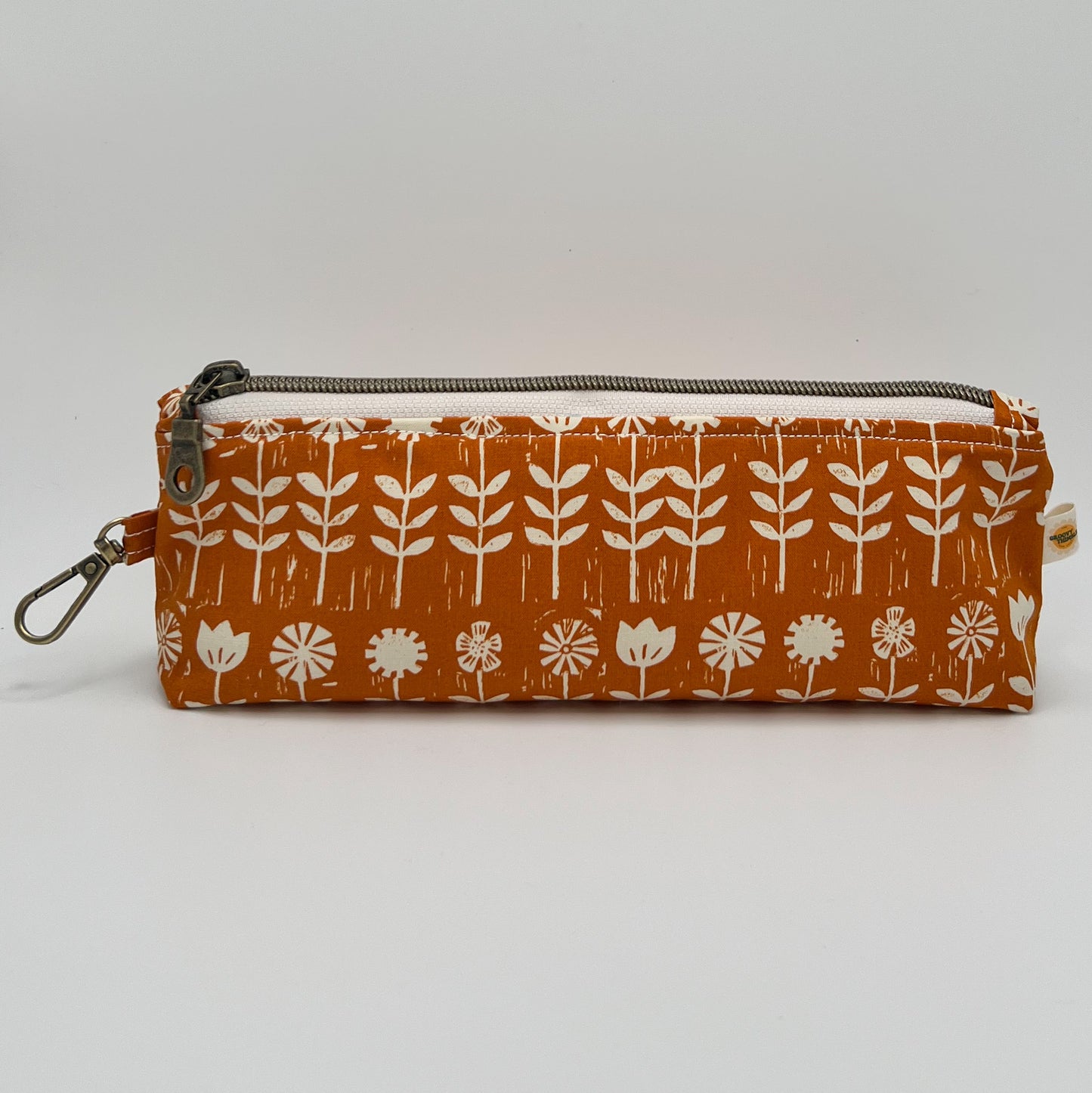 Pencil Pouch in Saddle