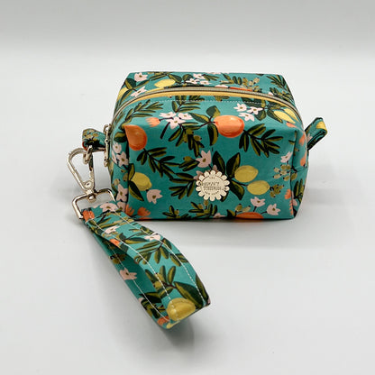 Small Makeup Bag in Citrus Floral