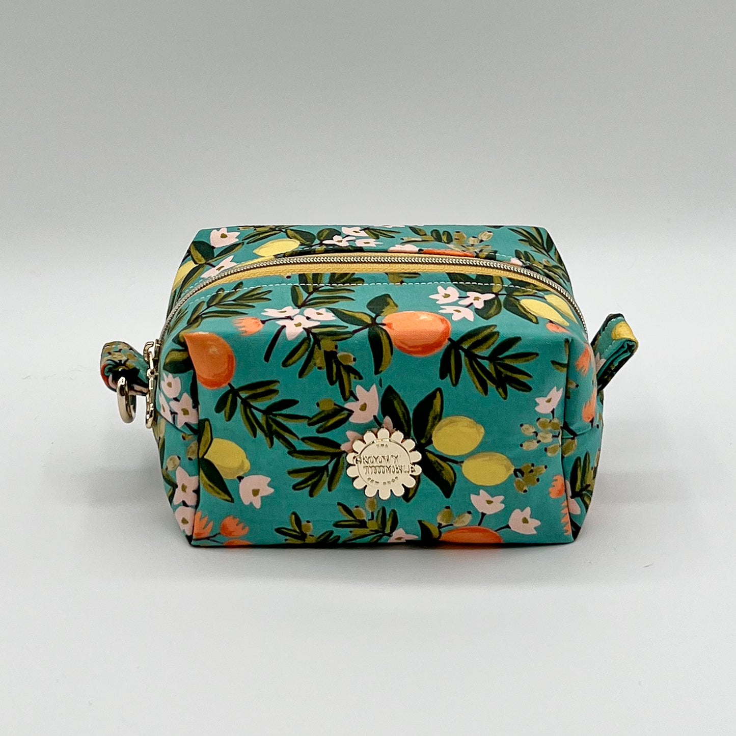Small Makeup Bag in Citrus Floral