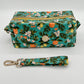 Large Makeup Bag in Citrus Floral