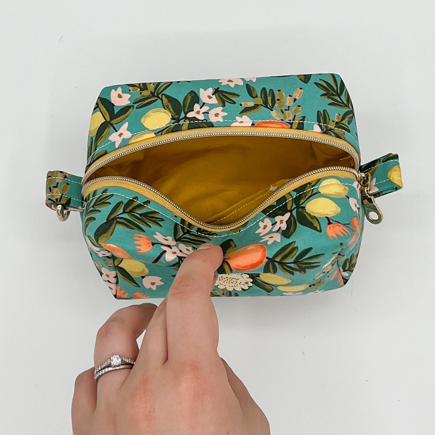 5-Piece Travel Bag Set in Citrus Floral