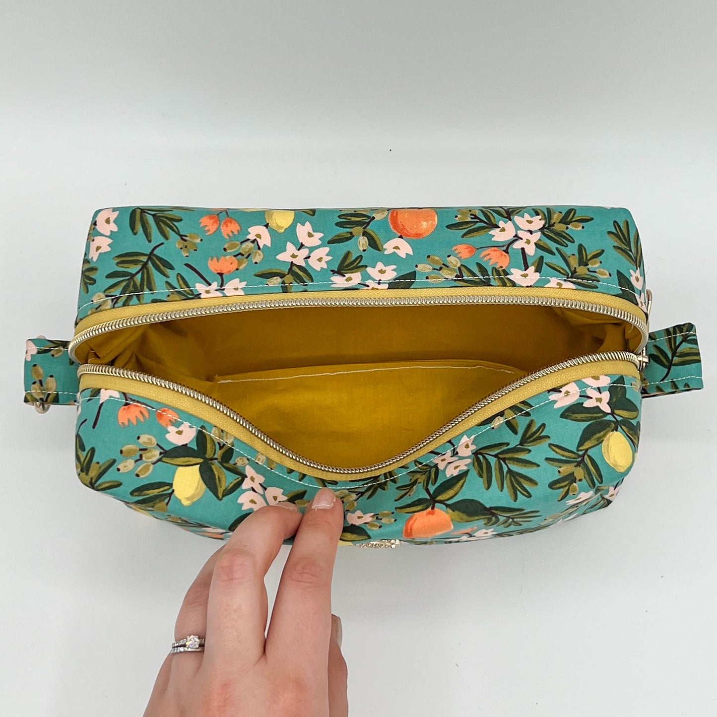 5-Piece Travel Bag Set in Citrus Floral