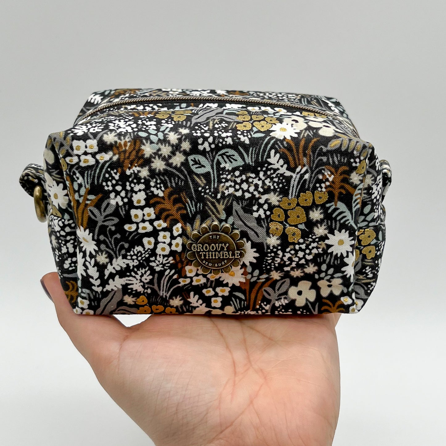 Small Makeup Bag in Dark Meadow