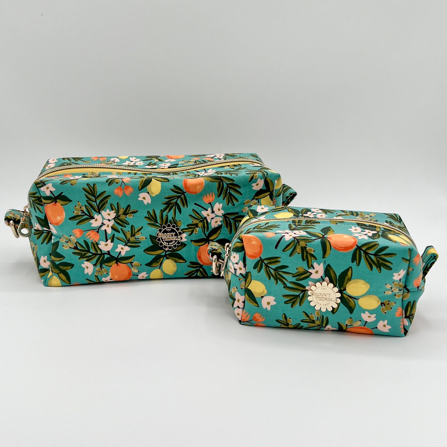 5-Piece Travel Bag Set in Citrus Floral