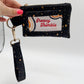 Wristlet Wallet in Metallic Stars