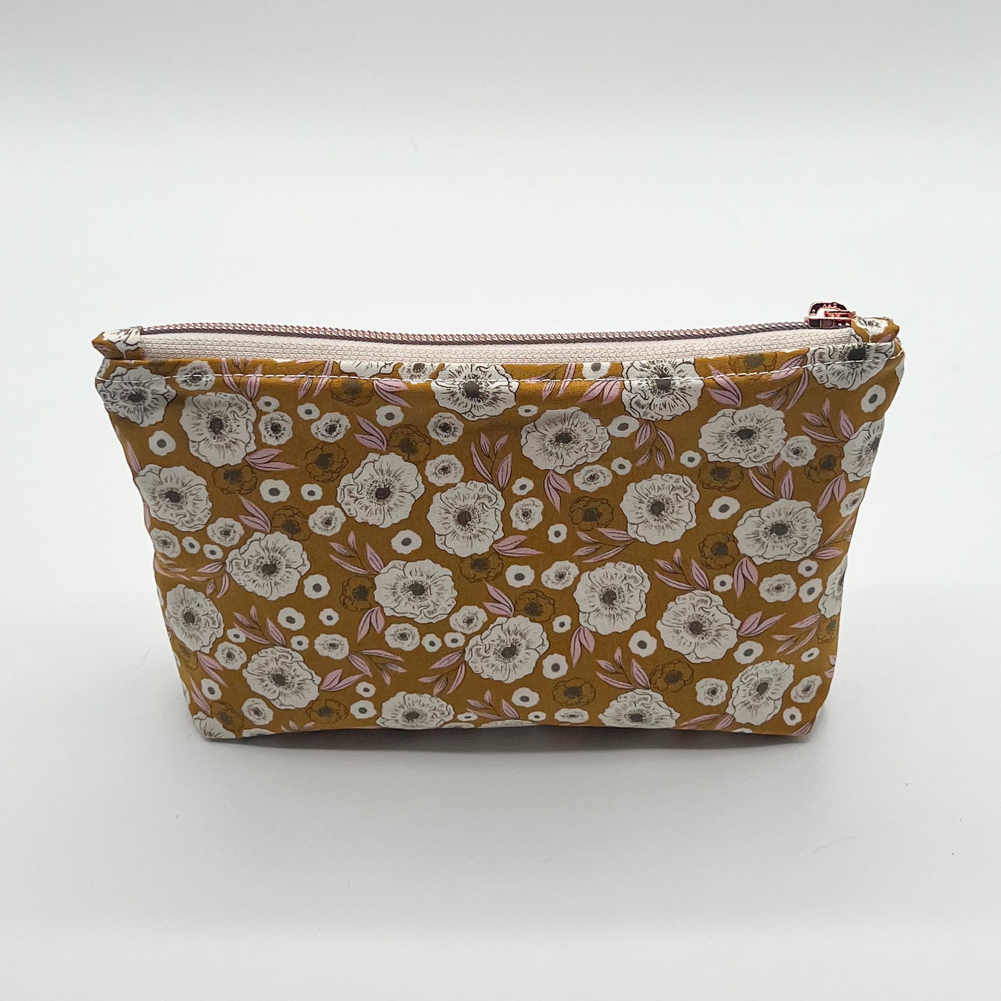 Two-Pocket Pouch in Golden Bloom