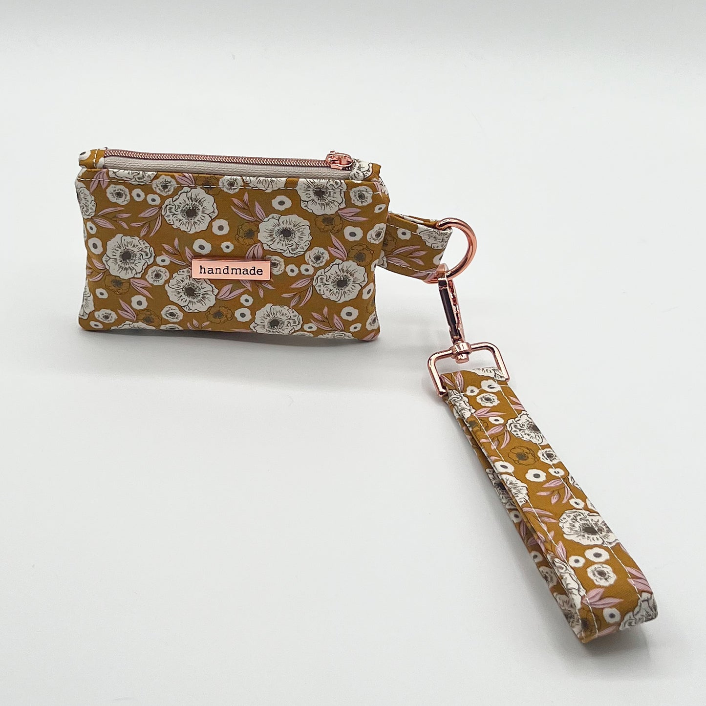 Wristlet Wallet in Golden Bloom