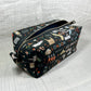 Large Makeup Bag in World Traveler Black