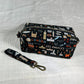 Large Makeup Bag in World Traveler Black