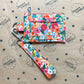 Wristlet Wallet in Petite Garden