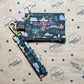 Wristlet Wallet in World Traveler Black