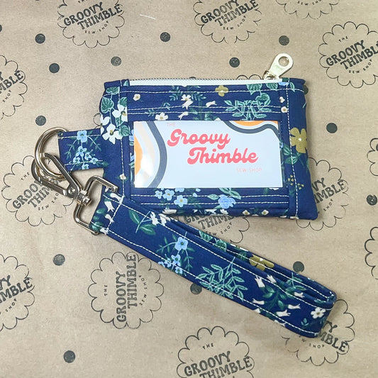 Wristlet Wallet in Strawberry Fields