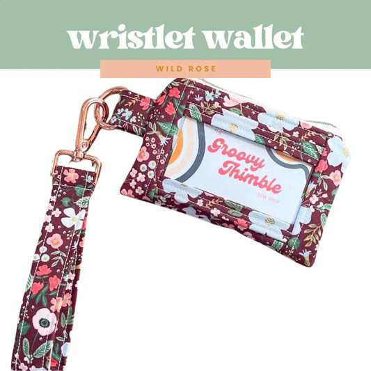Wristlet Wallet in Wild Rose