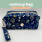 Large Makeup Bag in Strawberry Fields