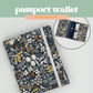 Passport Wallet in Dark Meadow