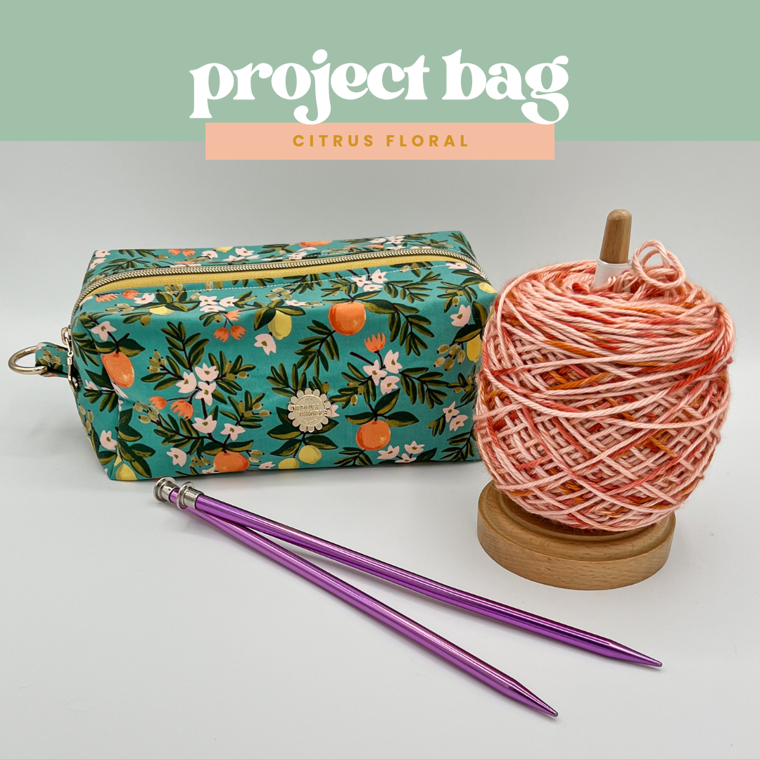 Project Bag in Citrus Floral