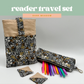 Reader Travel Set in Dark Meadow