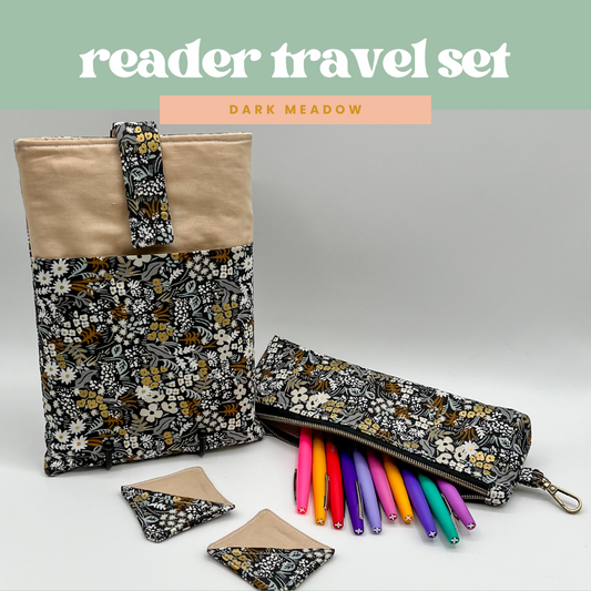 Reader Travel Set in Dark Meadow