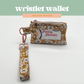 Wristlet Wallet in Golden Bloom