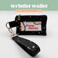 Wristlet Wallet in Metallic Stars
